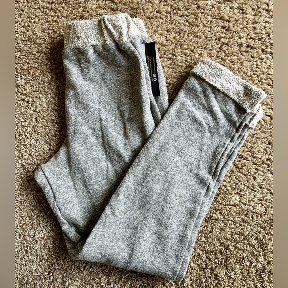 Cozy Gray Terry Cloth Kids Sweatpants